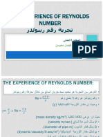 The Experience of Reynolds Number