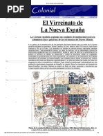 El Virreinato de La Nueva España