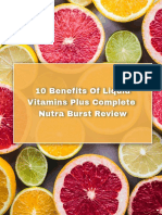 10 Benefits of Liquid Vitamins Plus Complete Nutra Burst Review