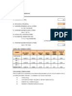 HOJA DE CALCULO DE DISEÑO