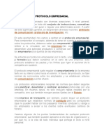 Protocolo empresarial: reglas para el éxito de una empresa