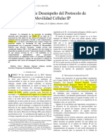 Tema 3 Análisis de Desempeño Del Protocolo de Movilidad Cellular IP