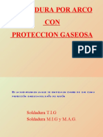 Soldadura TIG protección gaseosa