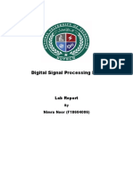 Digital Signal Processing LAB
