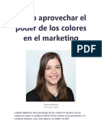 Cómo Aprovechar El Poder de Los Colores en El Marketing