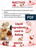 Liquid Ingredients Used in Baking