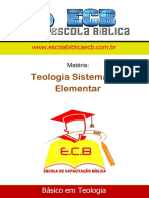 (1) Teologia Sistemática Elementar
