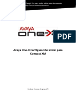 Avaya One X Setup - Comcast XM ES