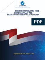 Buku Pengembangan Kurikulum KKNI OBE Aptikom Ver 2.0 2019