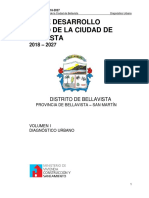 Plan de Desarrollo Urbano de La Ciudad de Bellavista