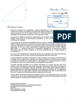 Lettre du 7 juillet 2021 - Premier ministre