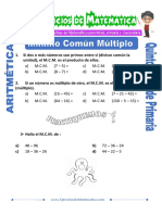 Actividades de Minimo Comun Multiplo para Quinto de Primaria