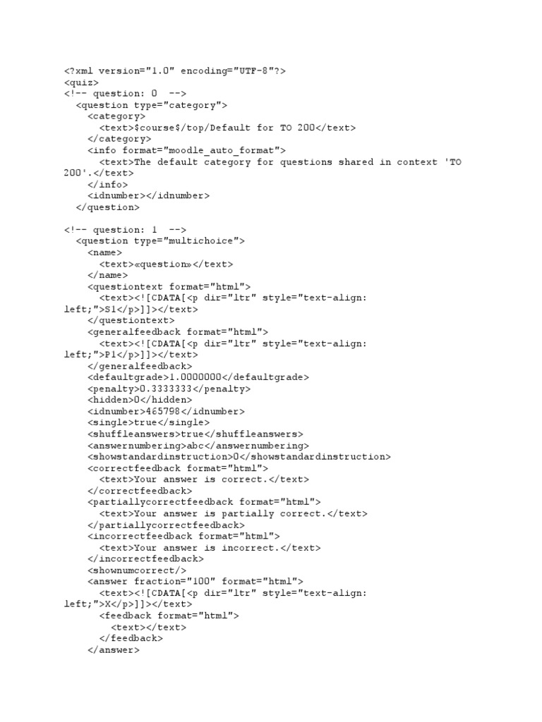 XML Version1 | PDF | Computers