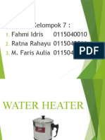 Kelompk 7 Water Heater