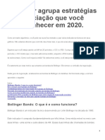 Bollinger agrupa estratégias de negociação que você deve conhecer em 2020