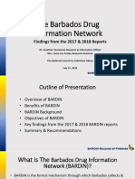 The Barbados Drug Information Network: Findings From The 2017 & 2018 Reports