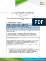 Guía de Actividades y Rúbrica de Evaluación - Unidad 2 - Tarea 3 - Química de Iones