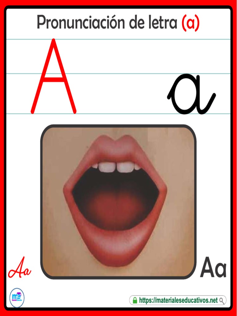 Pronunciacion de Letras Me | PDF | Escritura latina