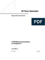 Ge Fanuc Automation: Tcp/Ip Ethernet Communications For Pacsystems™