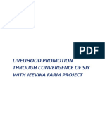 Livelihood Promotion Through Convergence of Sjy With Jeevika Farm Project