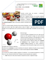 Aula 1 - Água, Sais Minerais e Carboidratos