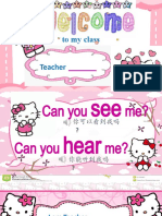 Hello Kitty Theme - Colors and Shapes 