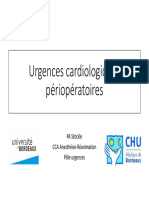 Urgences Cardiologiques en Périopératoires - DR P-A. STOCKLE