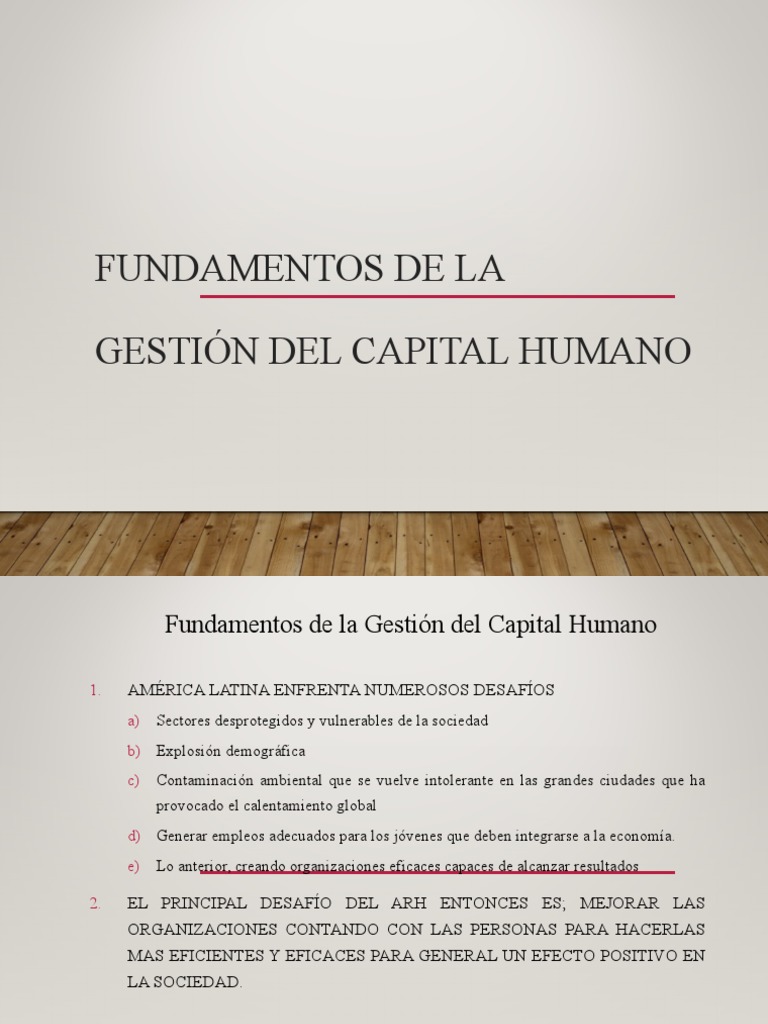 01 Fundamentos de La Administración Del Capital Humano | PDF | Empresas