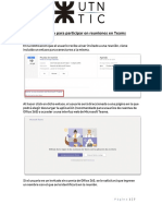 UTN Microsoft Teams Participacin en Reuniones