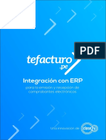 Brochure tefacturo Integración a ERP 
