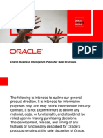 Oracle Bi Publisher Best Practices 133345