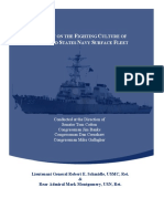 A REPORT ON THE FIGHTING CULTURE OF THE UNITED STATES NAVY SURFACE FLEET