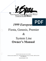 1999_European_Fiesta_Genesis_Premier_and_System_Line_spa_owners_manual