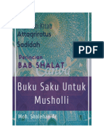 Buku Saku Musholli (Terjemah Taqrirat Sadidah Bab Shalat)