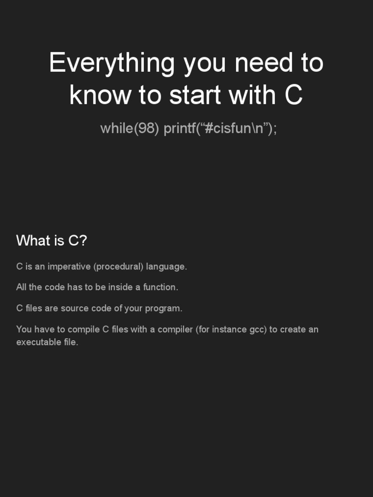 Introduction to C Programming Basics | PDF | Data Type | Subroutine