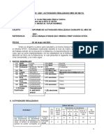 Informe Mensual de Maria Del Mes Mayo 2021