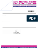 HB Profile: Method: Done On Erba Elite 580 Fully Automated Five Part Differential Blood Cell Counter