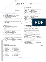 Review Test 1 Units 1-4