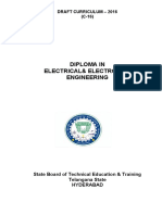 DRAFT CURRICULUM FOR DIPLOMA IN ELECTRICAL & ELECTRONICS ENGINEERING