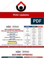 PEAC Updates