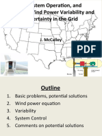 Power System Operation, and Handling Wind Power Variability and Uncertainty in The Grid