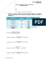 Concentraciones químicas