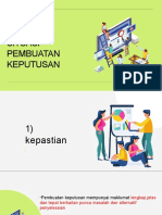 Faktor Situasi Pembuatan Keputusan