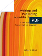 Lovei-Writing and Publishing Scientific Papers