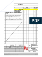 Lista de material para instalação de trecho de linha de descarte