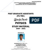 PG TRB PHYSICS STUDY MATERIAL - PDF'