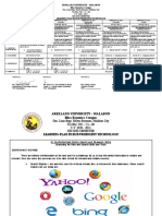 Arellano University - Malabon Elisa Esguerra Campus: Learning Plan in Empowerment Technology