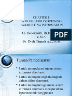 CHAPTER 1 - A Model For Processing Accounting Information