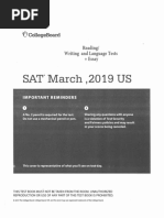 SAT Practice Test #3 Answer Key | PDF | Standardized Tests | Tests