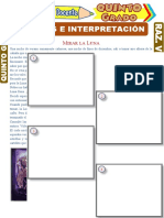 Análisis e Interpretación para Quinto Grado de Primaria